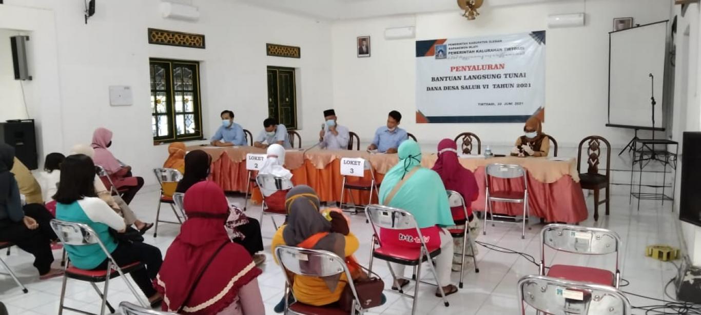Penyaluran BLT Dana Desa Salur VI
