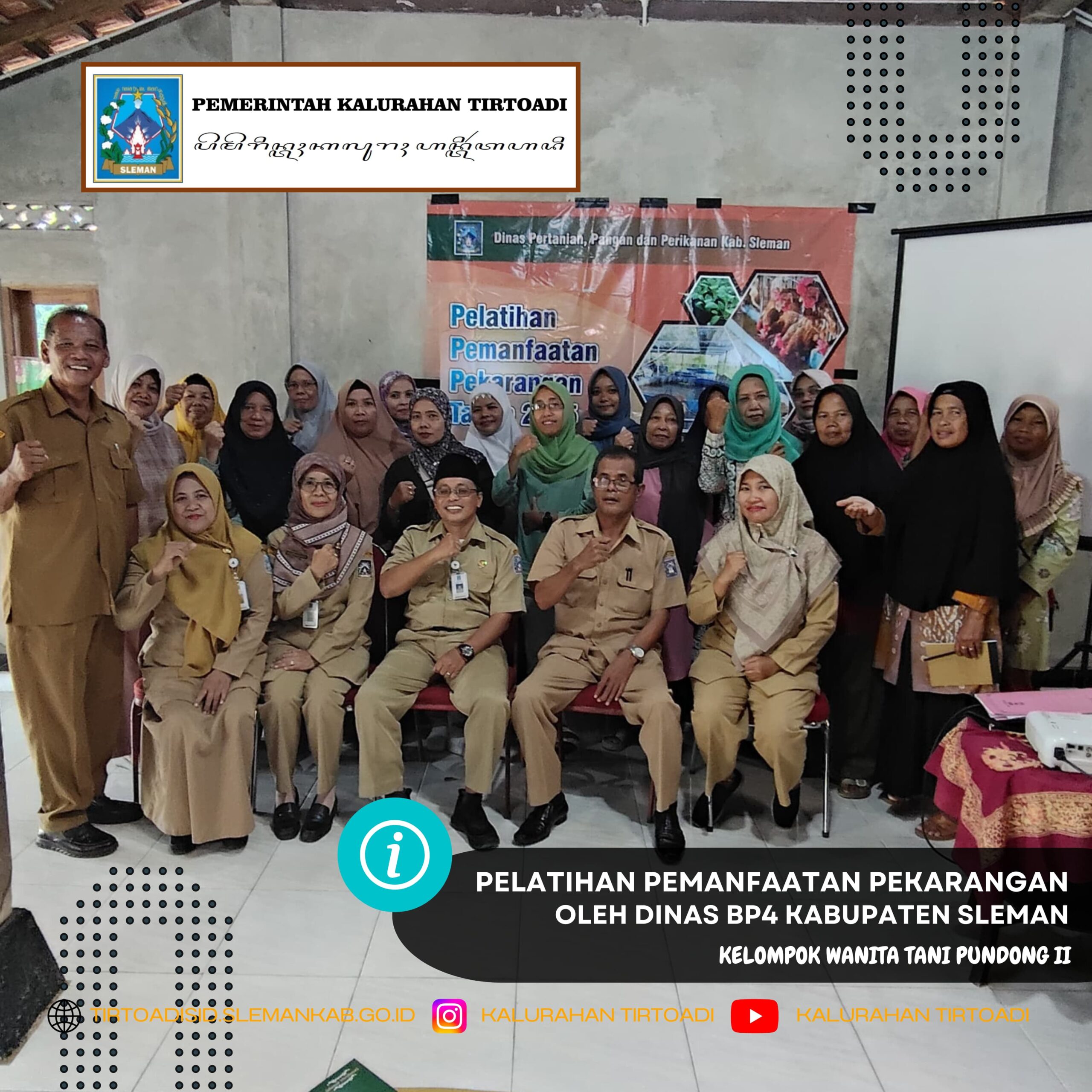 PELATIHAN PEMANFAATAN PEKARANGAN